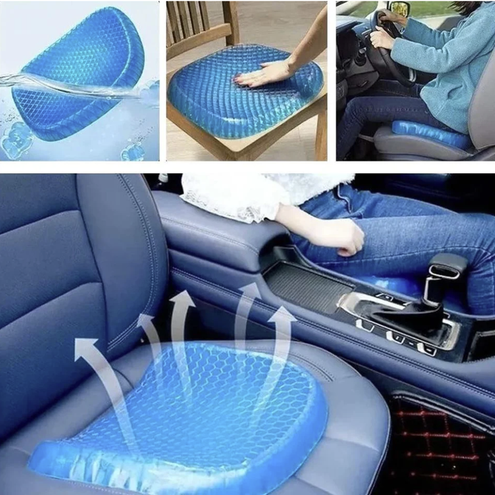 Asiento Cojín de gel Ortopédico (1000 GR) Grueso, Flexible y Confortable