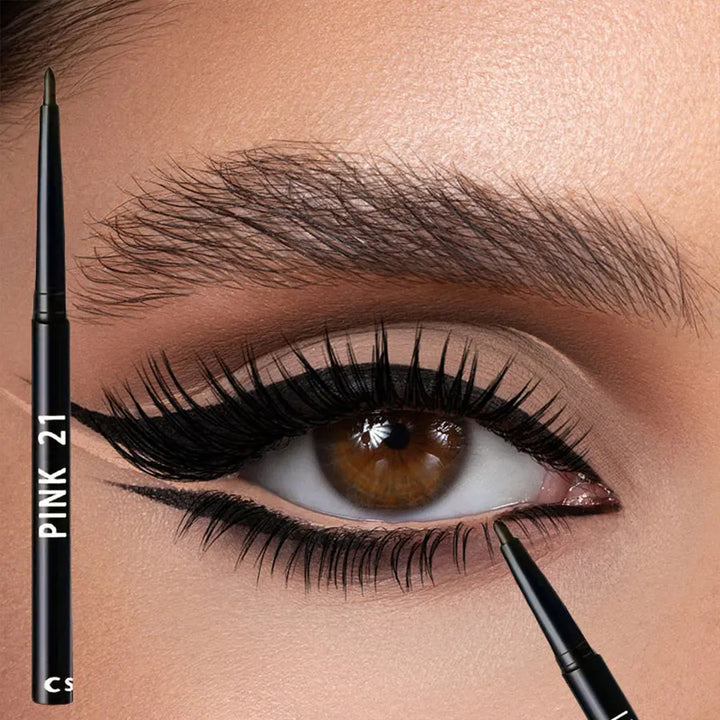 Black Waterproof Eyeliner Pencil – Smudge-Proof, Long-Lasting (3-Pack)