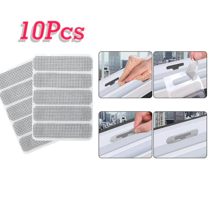 Self-Adhesive Window Screen Repair Patches – Instant Fix for Holes & Tears