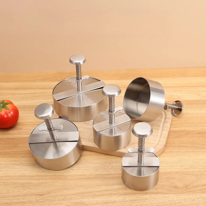 Professional Burger Press – Stainless Steel Patty Maker