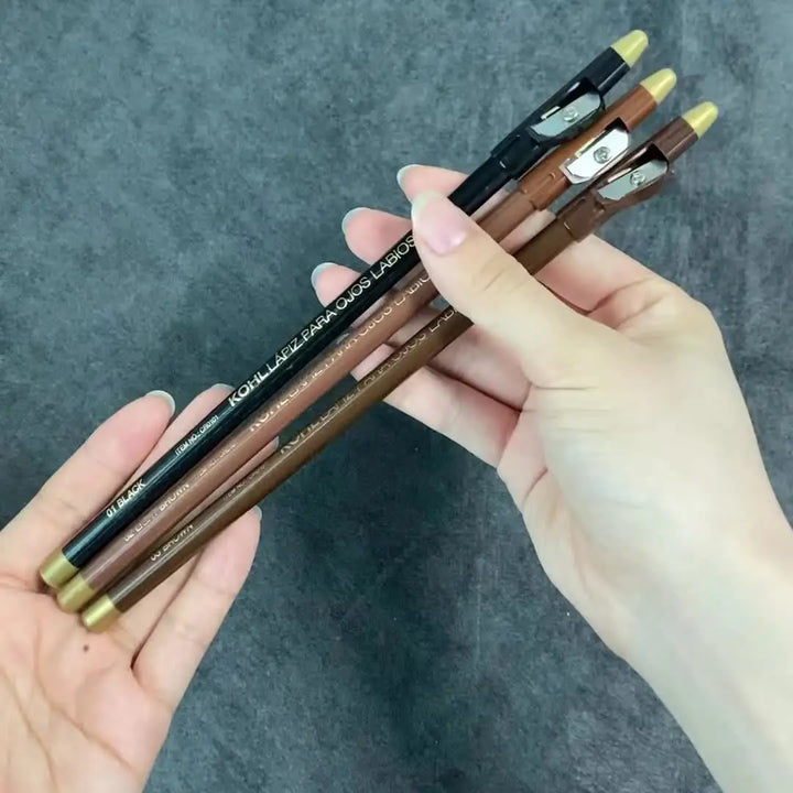 3-in-1 Eyebrow & Eyeliner Pencil Set