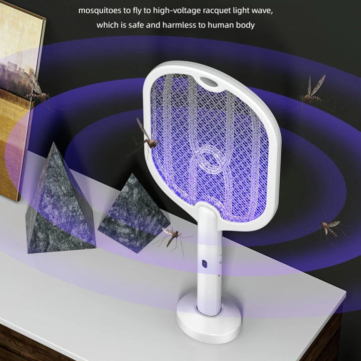 3-in-1 USB Rechargeable Mosquito Killer Lamp – Portable, Wall-Mount & Desktop Zapper
