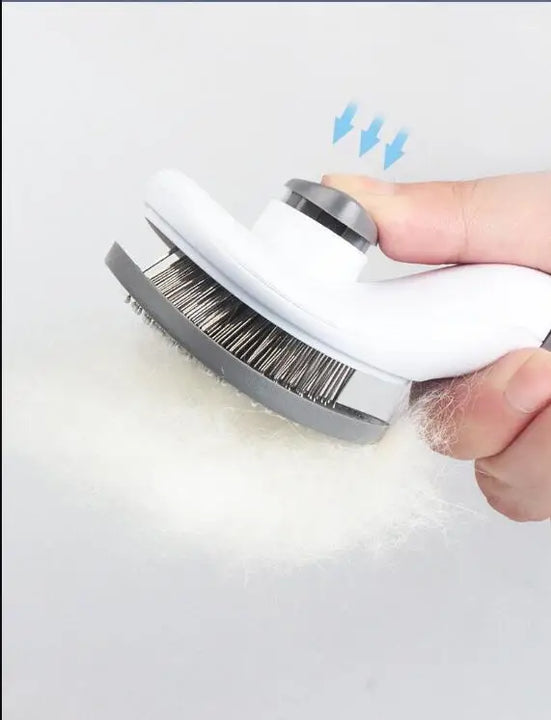 Professional Pet Grooming Brush – Stainless Steel Comb for Dogs & Cats