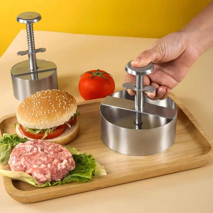 Professional Burger Press – Stainless Steel Patty Maker