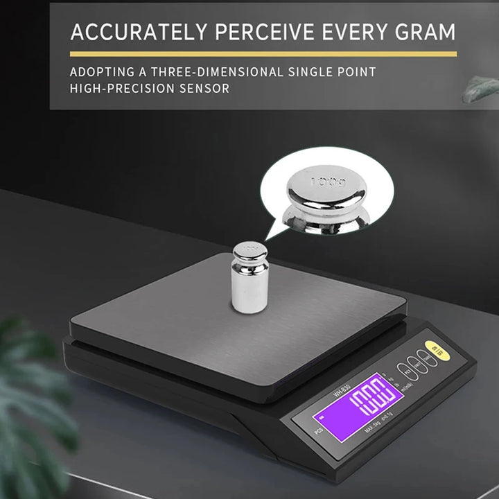 Professional Digital Kitchen Scale – High-Precision, Fully Waterproof & Multifunctional
