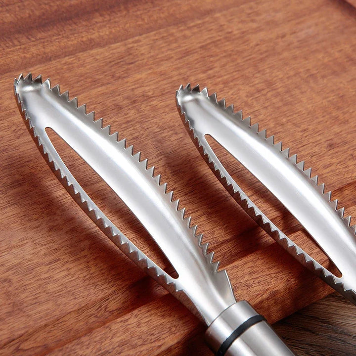 Professional Stainless Steel Fish Scaler – Clean, Safe & Effortless Descaling