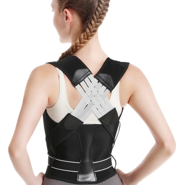 Adjustable Back Support Brace – Posture Corrector for Men & Women