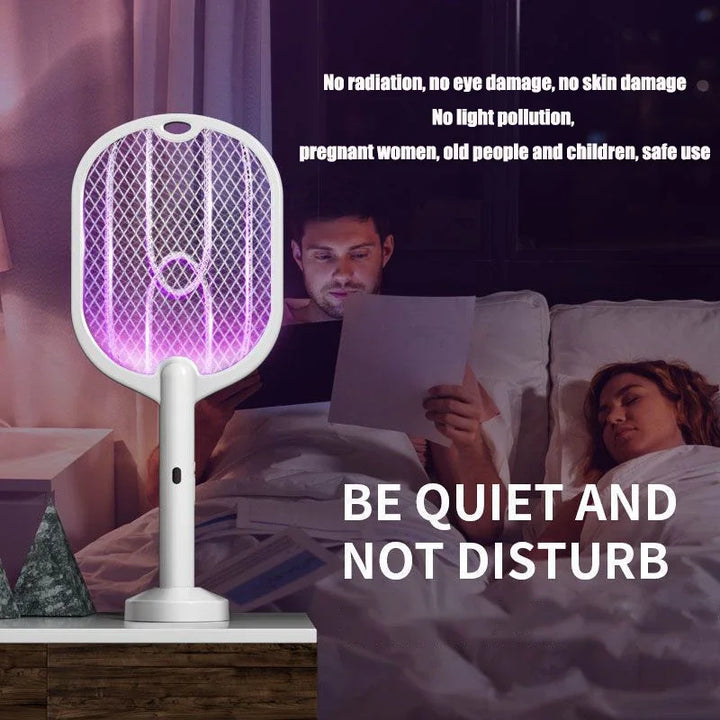 3-in-1 USB Rechargeable Mosquito Killer Lamp – Portable, Wall-Mount & Desktop Zapper