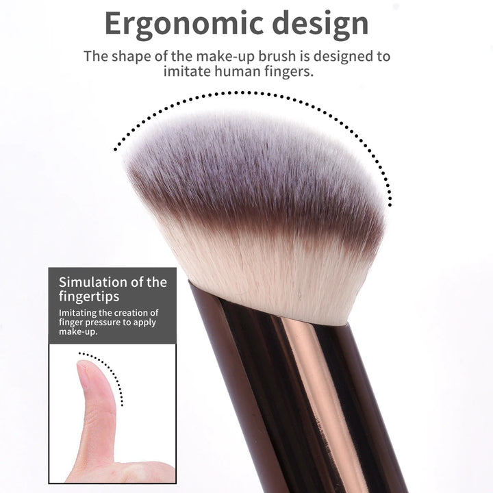 MAANGE Dual-Ended Makeup Brush – Professional Foundation & Contour Brush