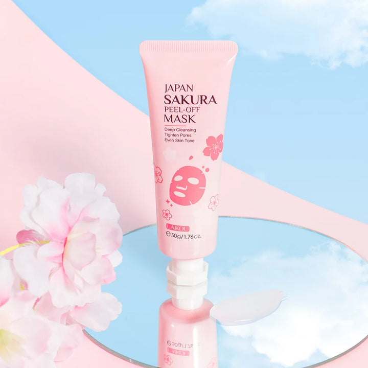 LAIKOU 24K Gold Sakura Peeling Mask – Anti-Ageing, Brightening & Blackhead Removal