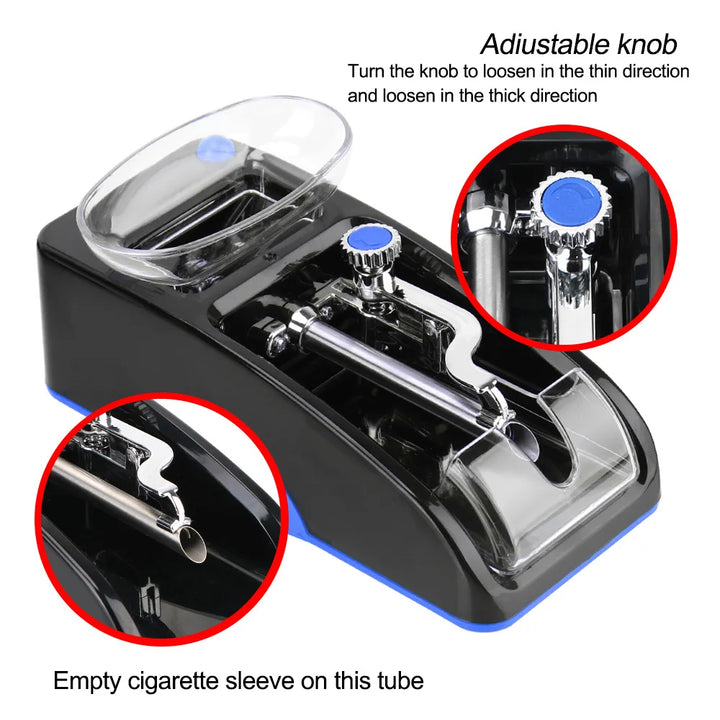 Electric Cigarette Rolling Machine – Automatic Tobacco Roller with Adjustable Tightness