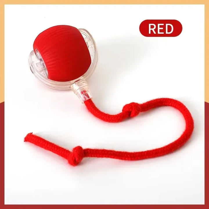 Automatic Rolling Ball Cat Toy – Interactive Fake Tail Electric Mouse