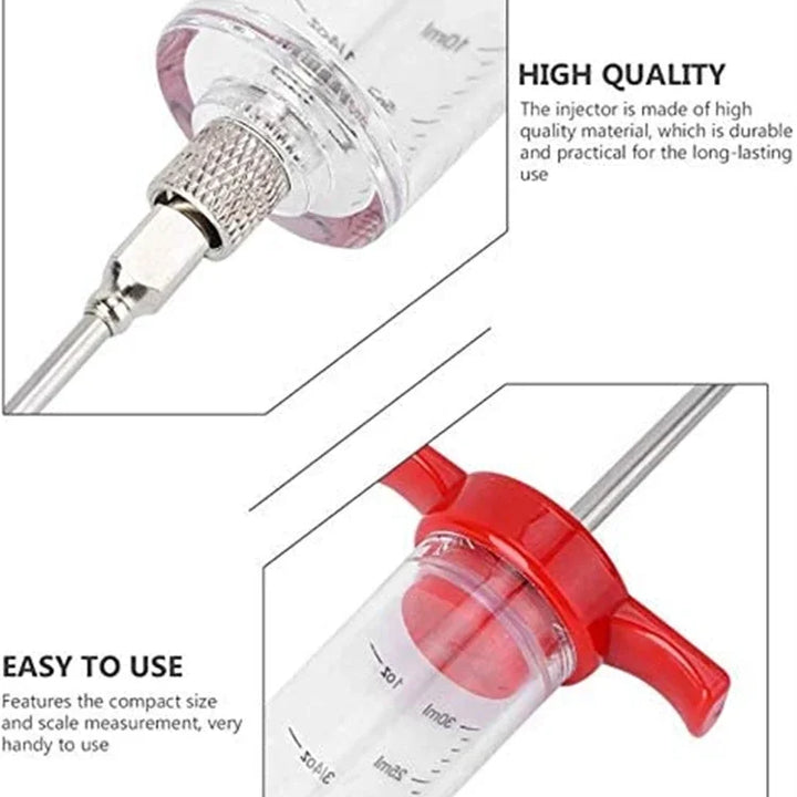 Professional Meat Marinade Injector – Flavor Infuser for Juicy, Flavorful Meats