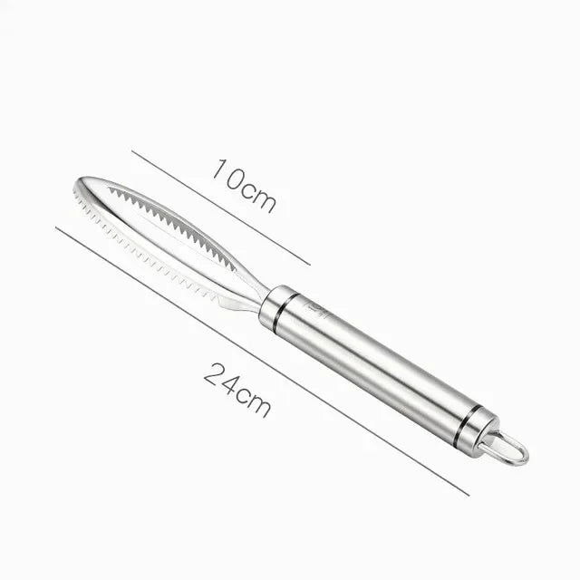 Professional Stainless Steel Fish Scaler – Clean, Safe & Effortless Descaling