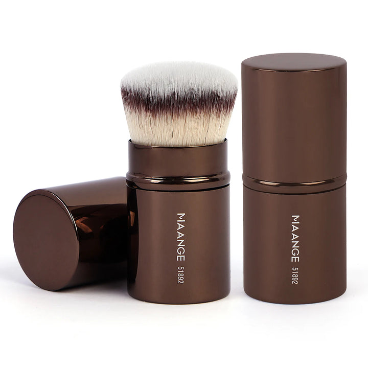 MAANGE Dual-Ended Makeup Brush – Professional Foundation & Contour Brush