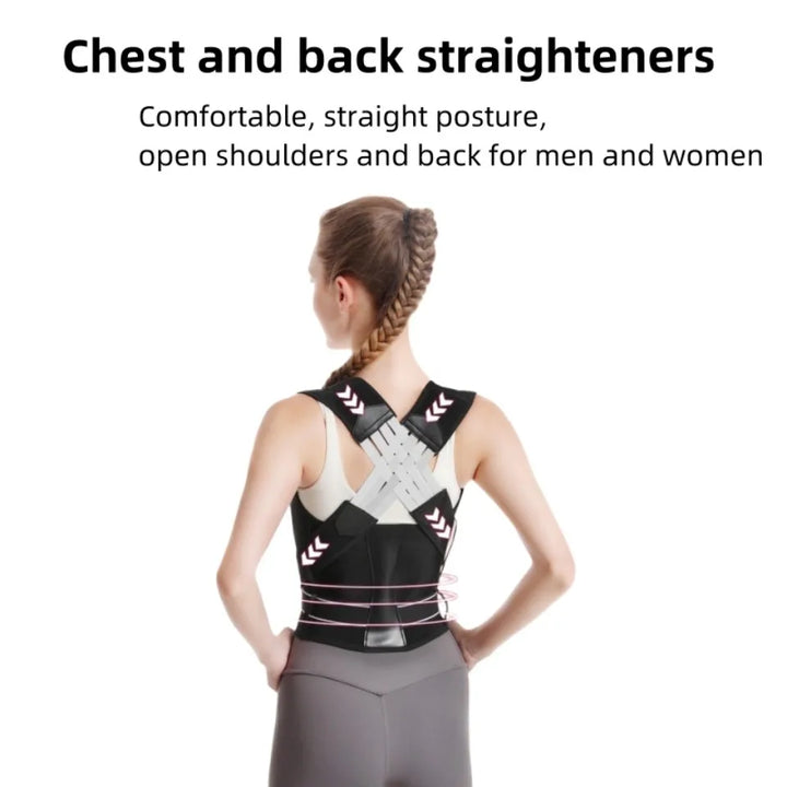 Adjustable Back Support Brace – Posture Corrector for Men & Women