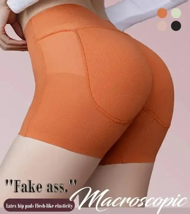🔥Hot Sale🔥Latex Fake Buttocks Shapewear – Seamless Hip Pads Underwear for Women, Butt Lifter Panty, Natural Curves, Square Angle Design