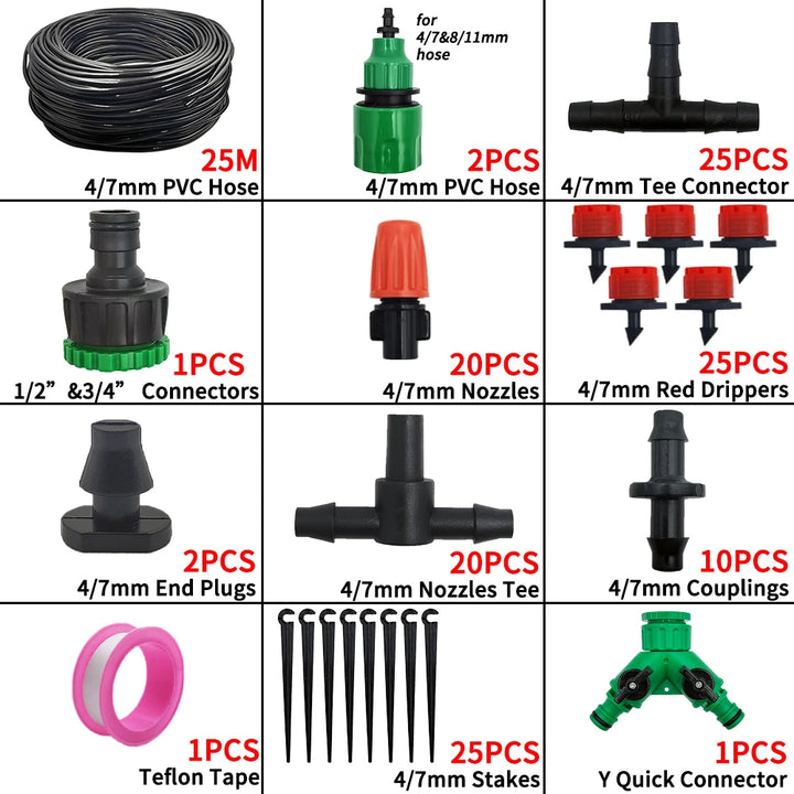 Smart Drip Irrigation System – Automatic Watering Kit for Gardens & Planters