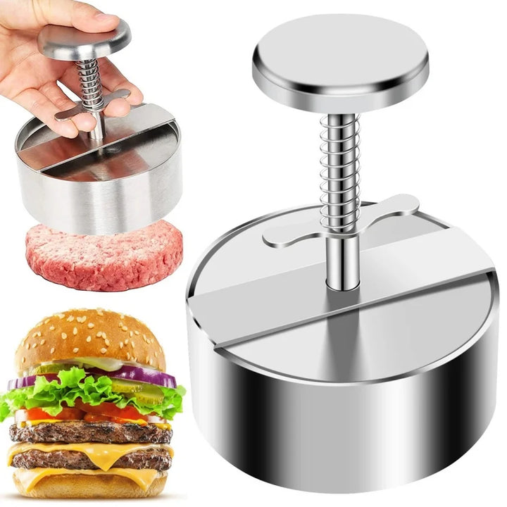 Professional Burger Press – Stainless Steel Patty Maker