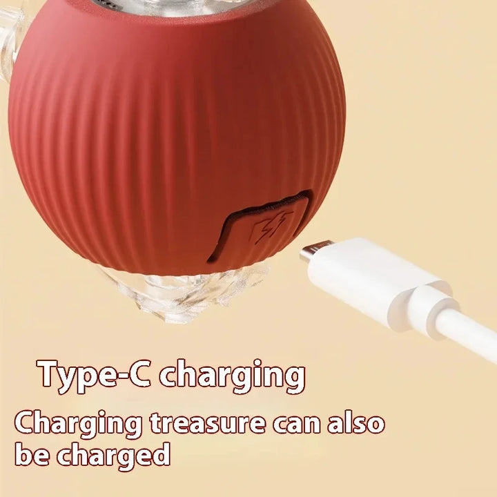 Automatic Rolling Ball Cat Toy – Interactive Fake Tail Electric Mouse