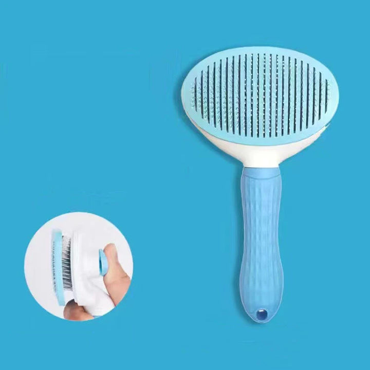 Professional Pet Grooming Brush – Stainless Steel Comb for Dogs & Cats