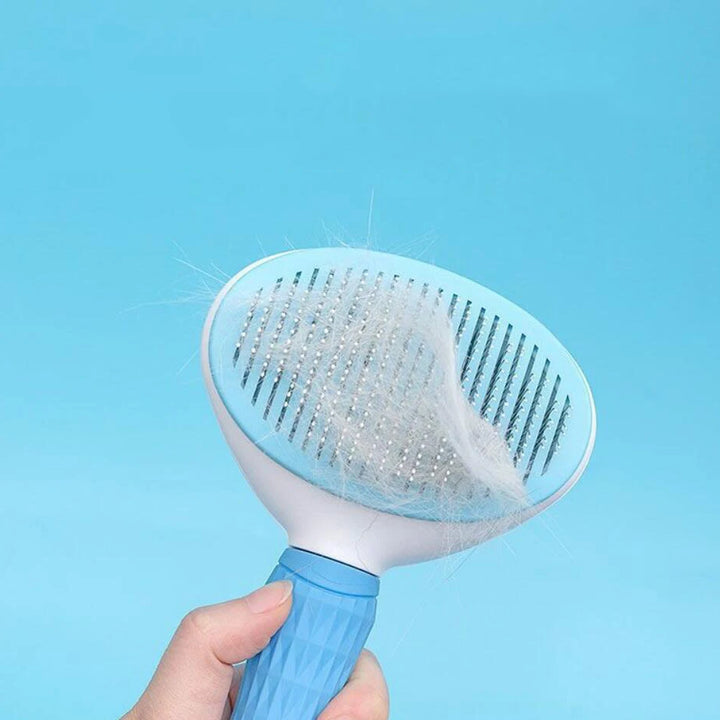 Professional Pet Grooming Brush – Stainless Steel Comb for Dogs & Cats