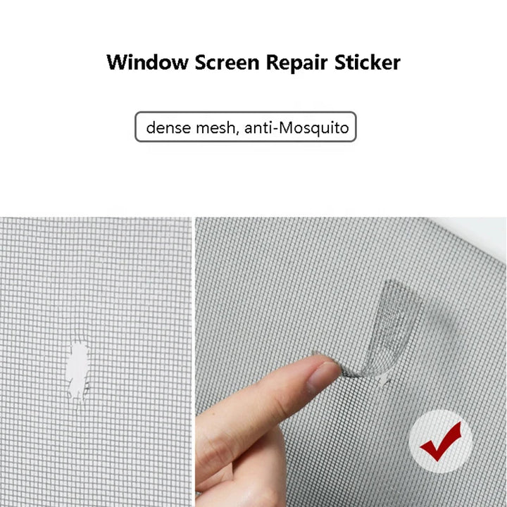 Self-Adhesive Window Screen Repair Patches – Instant Fix for Holes & Tears