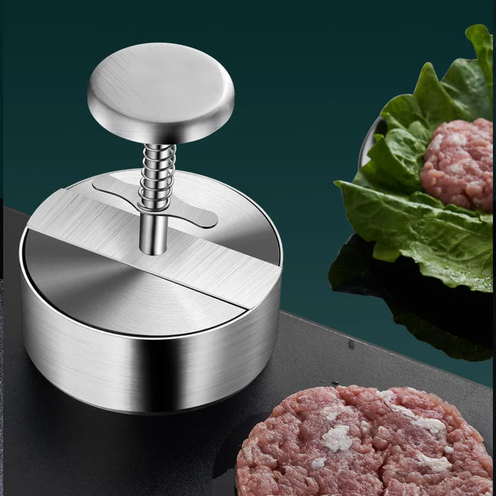 Professional Burger Press – Stainless Steel Patty Maker