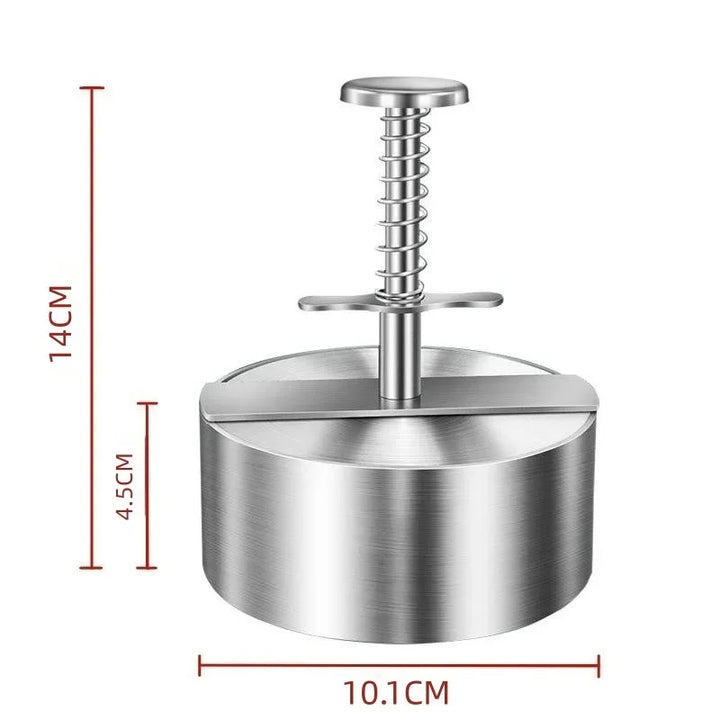 Professional Burger Press – Stainless Steel Patty Maker