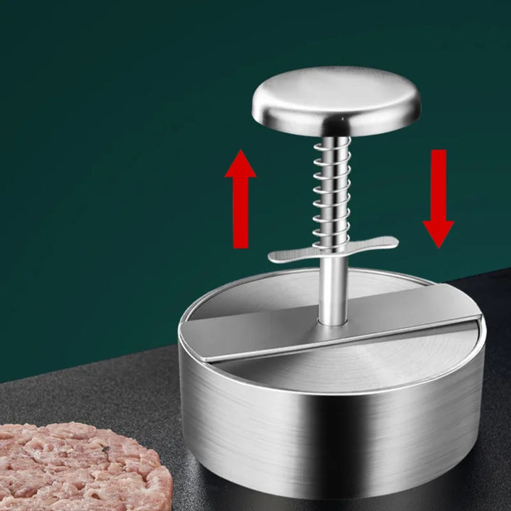 Professional Burger Press – Stainless Steel Patty Maker