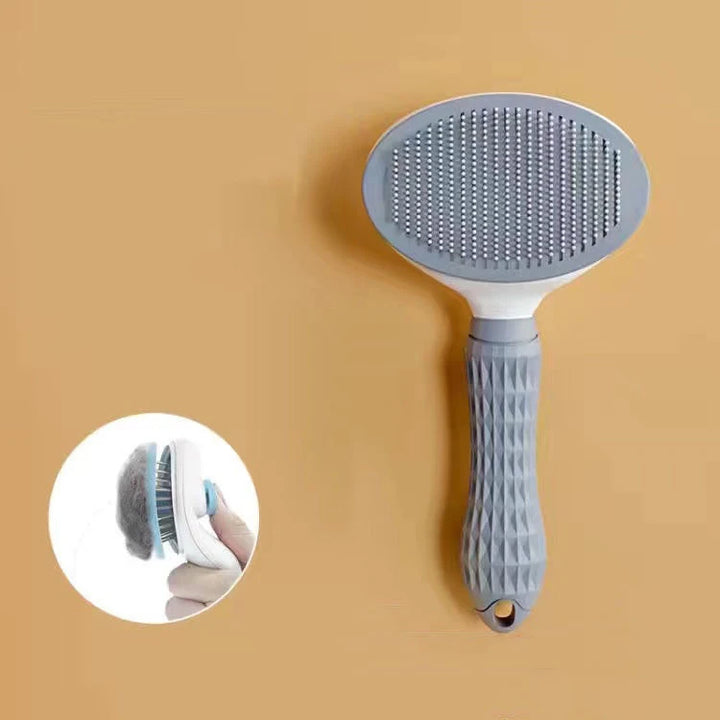 Professional Pet Grooming Brush – Stainless Steel Comb for Dogs & Cats