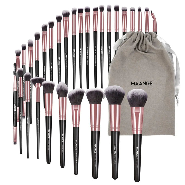 MAANGE 30 - Piece Professional Makeup Brush Set – Complete Kit for Flawless Application