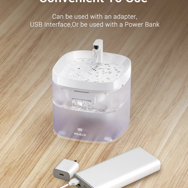 ROJECO Smart Cat Water Fountain – Automatic Circulating Pet Water Dispenser