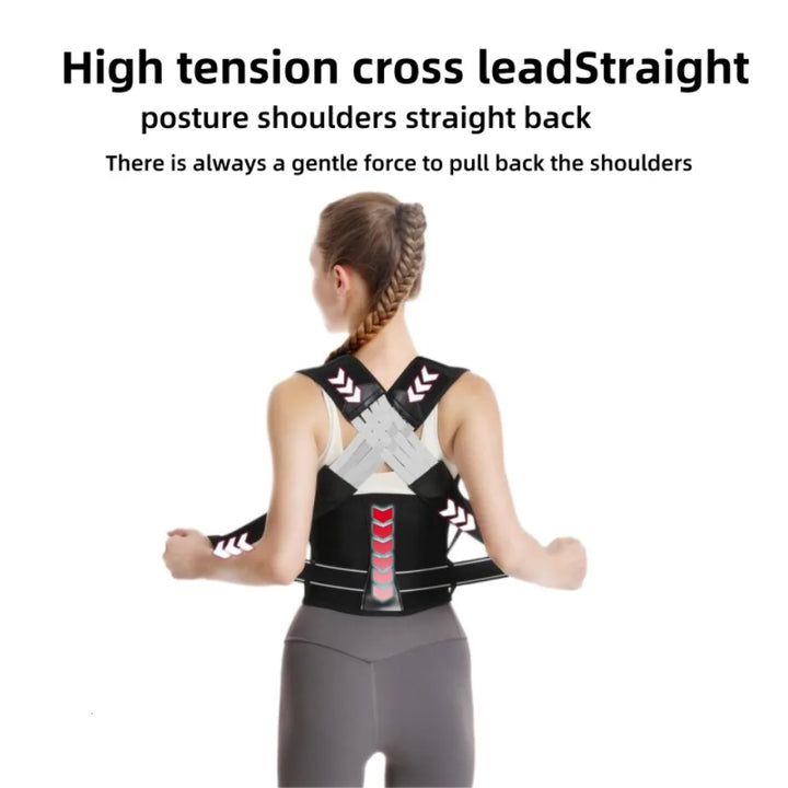 Adjustable Back Support Brace – Posture Corrector for Men & Women