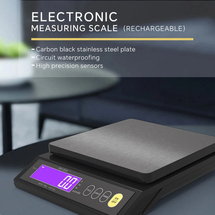 Professional Digital Kitchen Scale – High-Precision, Fully Waterproof & Multifunctional