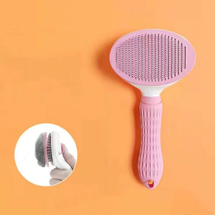 Professional Pet Grooming Brush – Stainless Steel Comb for Dogs & Cats