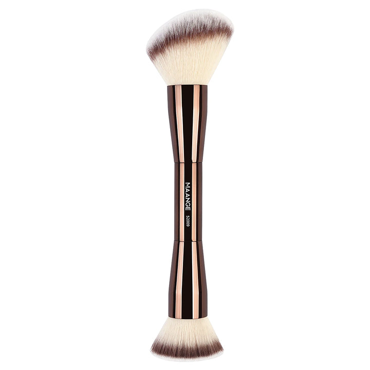 MAANGE Dual-Ended Makeup Brush – Professional Foundation & Contour Brush