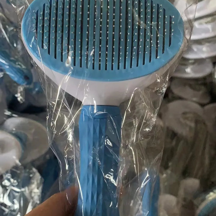 Professional Pet Grooming Brush – Stainless Steel Comb for Dogs & Cats