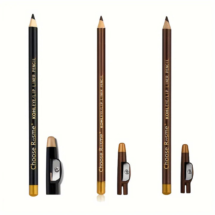 3-in-1 Eyebrow & Eyeliner Pencil Set