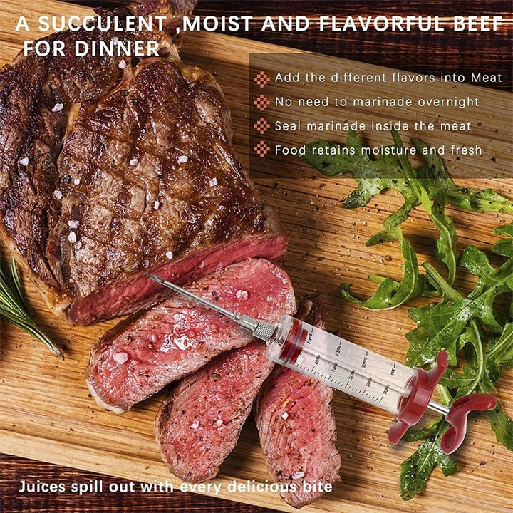 Professional Meat Marinade Injector – Flavor Infuser for Juicy, Flavorful Meats