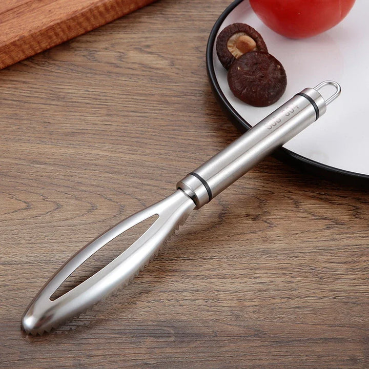 Professional Stainless Steel Fish Scaler – Clean, Safe & Effortless Descaling