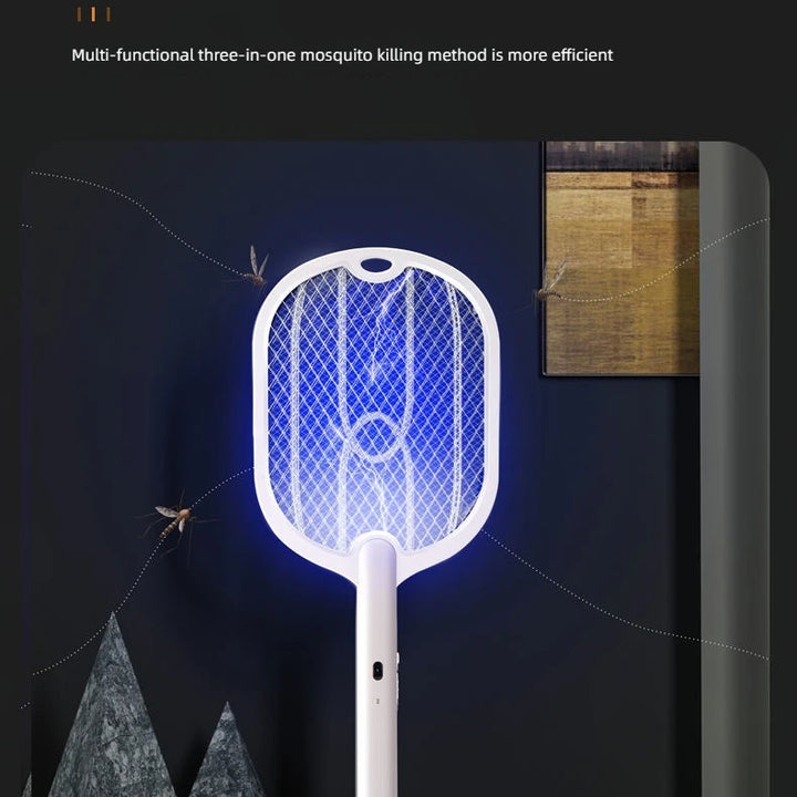3-in-1 USB Rechargeable Mosquito Killer Lamp – Portable, Wall-Mount & Desktop Zapper