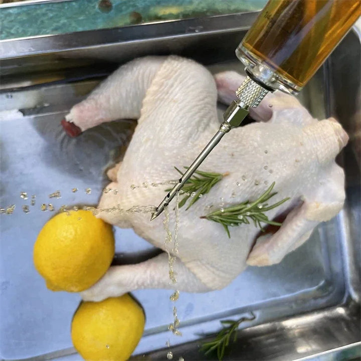 Professional Meat Marinade Injector – Flavor Infuser for Juicy, Flavorful Meats