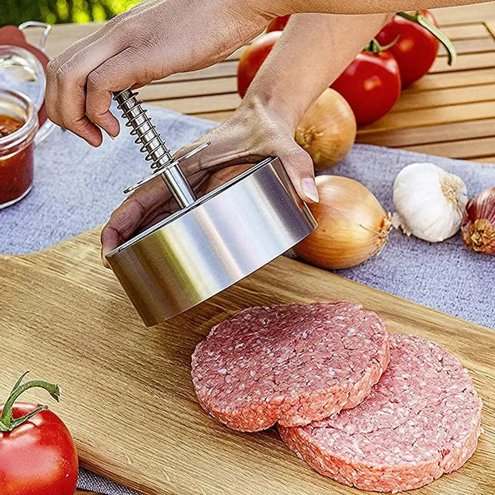 Professional Burger Press – Stainless Steel Patty Maker