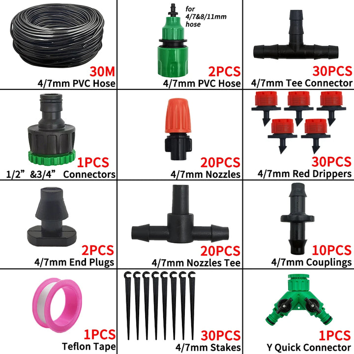 Smart Drip Irrigation System – Automatic Watering Kit for Gardens & Planters