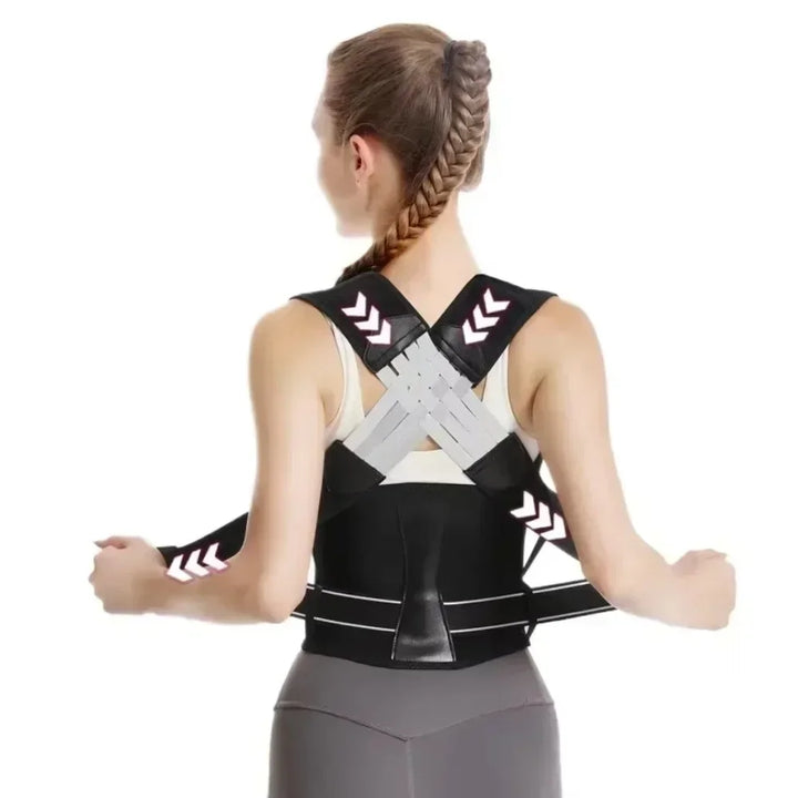 Adjustable Back Support Brace – Posture Corrector for Men & Women