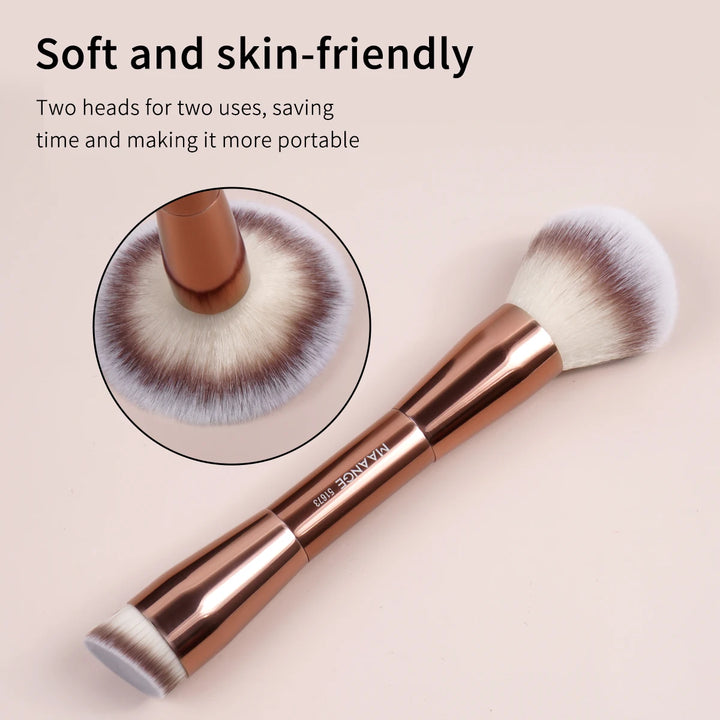 MAANGE Dual-Ended Makeup Brush – Professional Foundation & Contour Brush