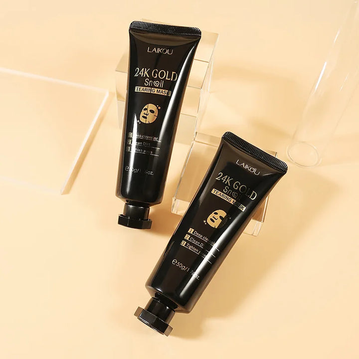 LAIKOU 24K Gold Sakura Peeling Mask – Anti-Ageing, Brightening & Blackhead Removal