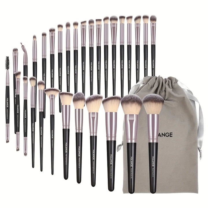 MAANGE 30 - Piece Professional Makeup Brush Set – Complete Kit for Flawless Application