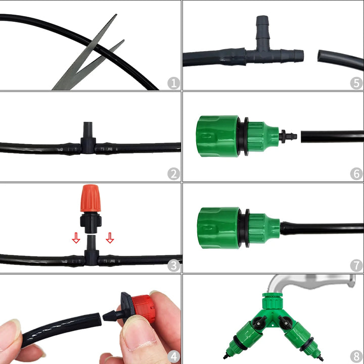 Smart Drip Irrigation System – Automatic Watering Kit for Gardens & Planters